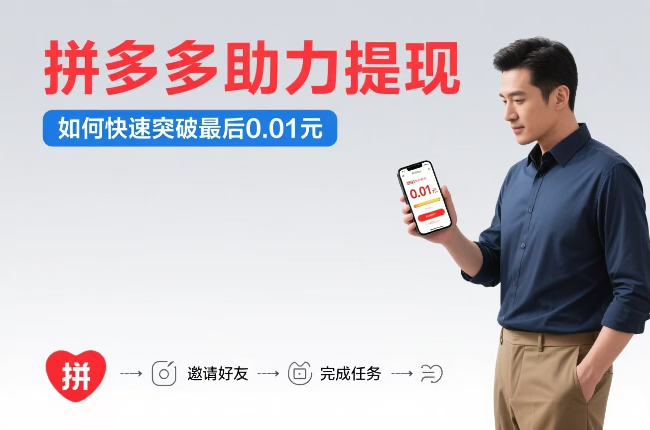 拼多多助力0.01革命：从社交焦虑到财富自由的奇妙旅程