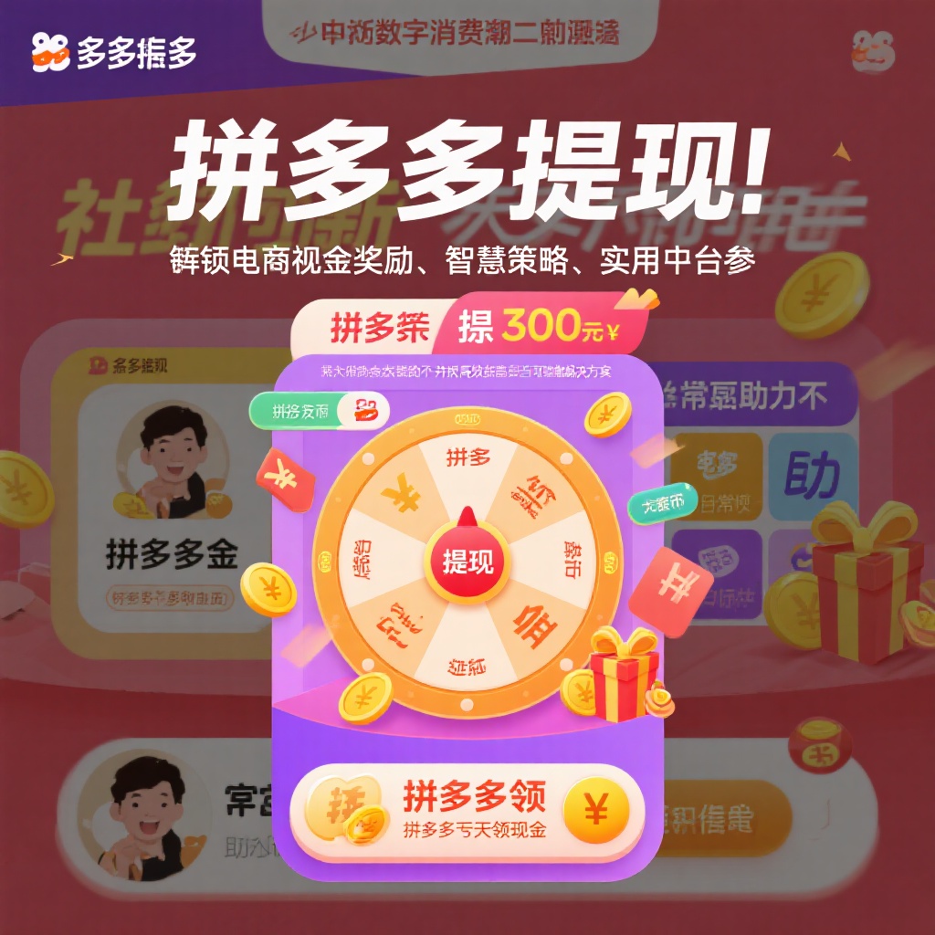 拼多多提现攻略高效解锁300元现金奖励