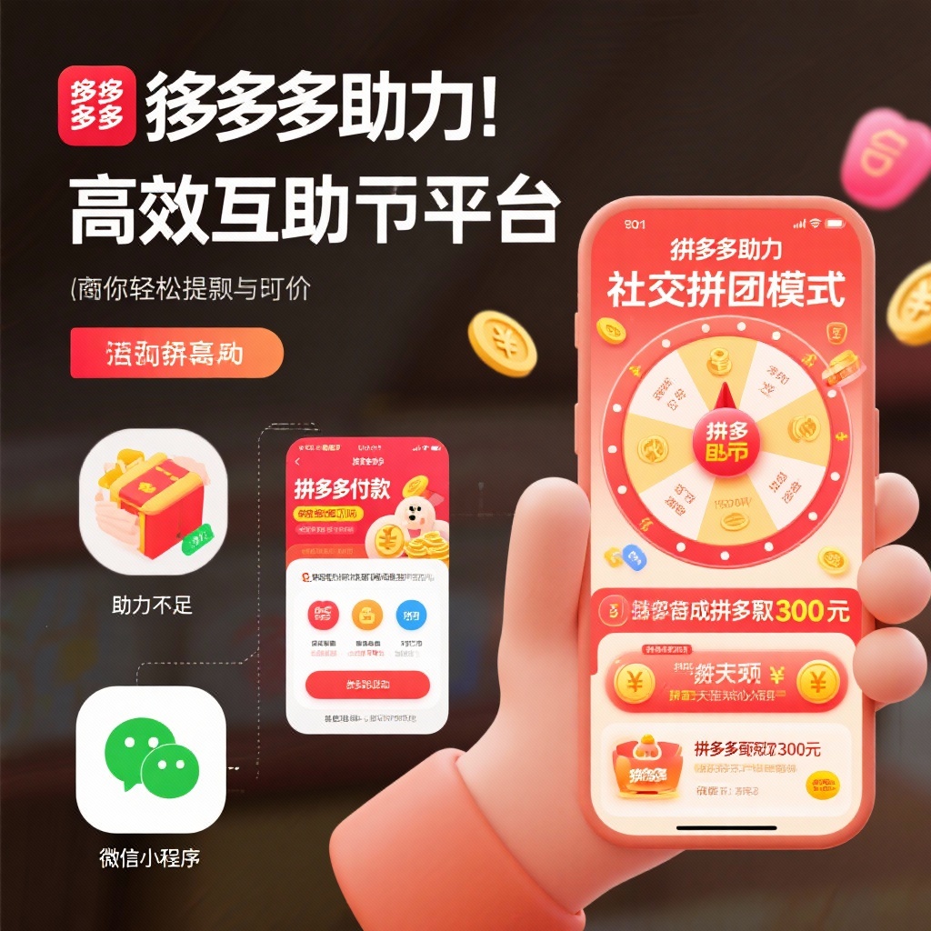 拼多多助力攻略高效互助平台助你轻松提现与砍价